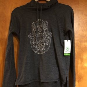 Hamsa logo hoodie